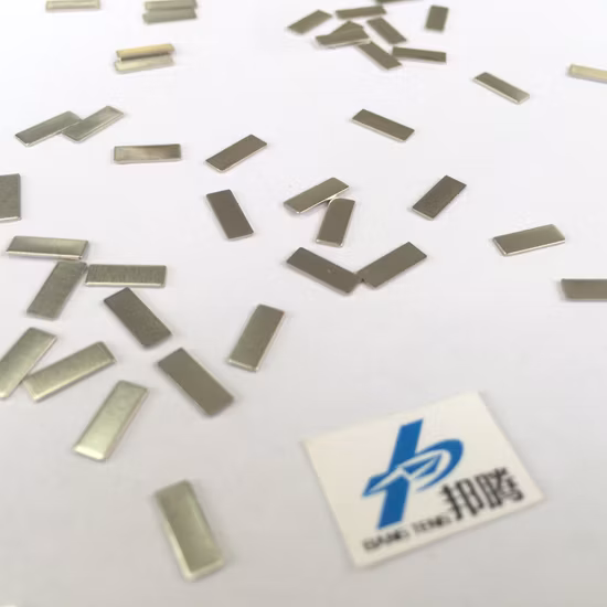 Pestaña de níquel puro de 0,5 mm Placa de níquel del 99,5% Acero en rollo Pestaña de montaje SMD 4X7 Pestaña de contacto BMS Conector de batería de litio Precio de níquel puro
